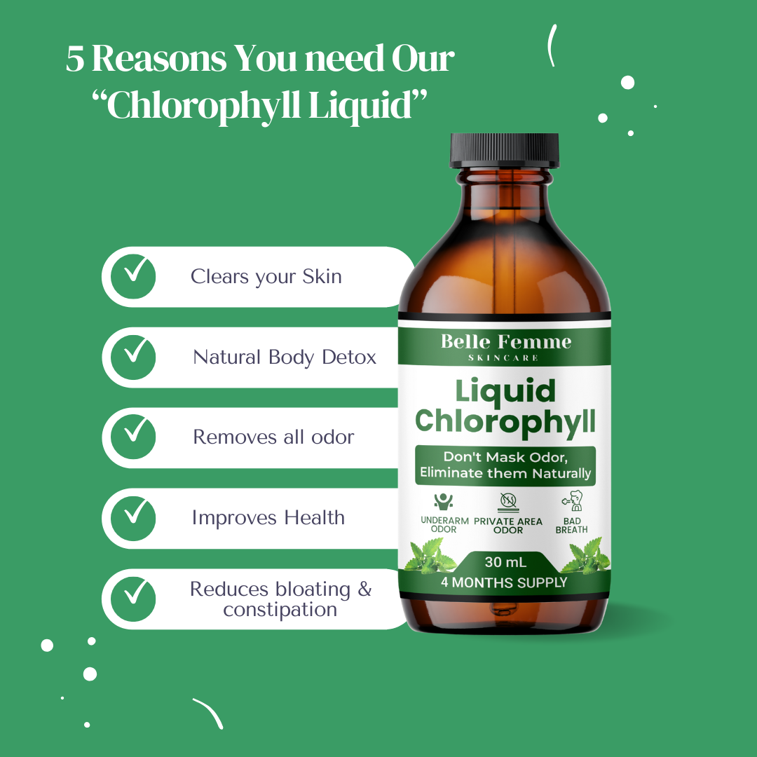 Liquid Chlorophyll "Body Deodorizing  Supplement"