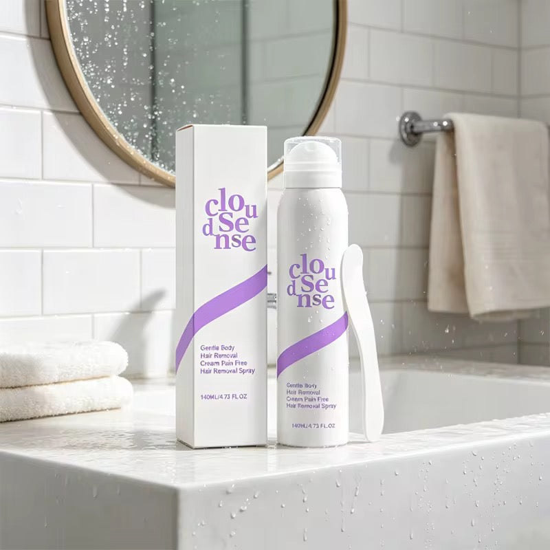 Bikini Pain-Free Hair Removal Spray for Sensitive Skin, Hypoallergenic Formula-Gentle & Fast-Acting
