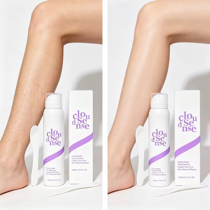 Bikini Pain-Free Hair Removal Spray for Sensitive Skin, Hypoallergenic Formula-Gentle & Fast-Acting
