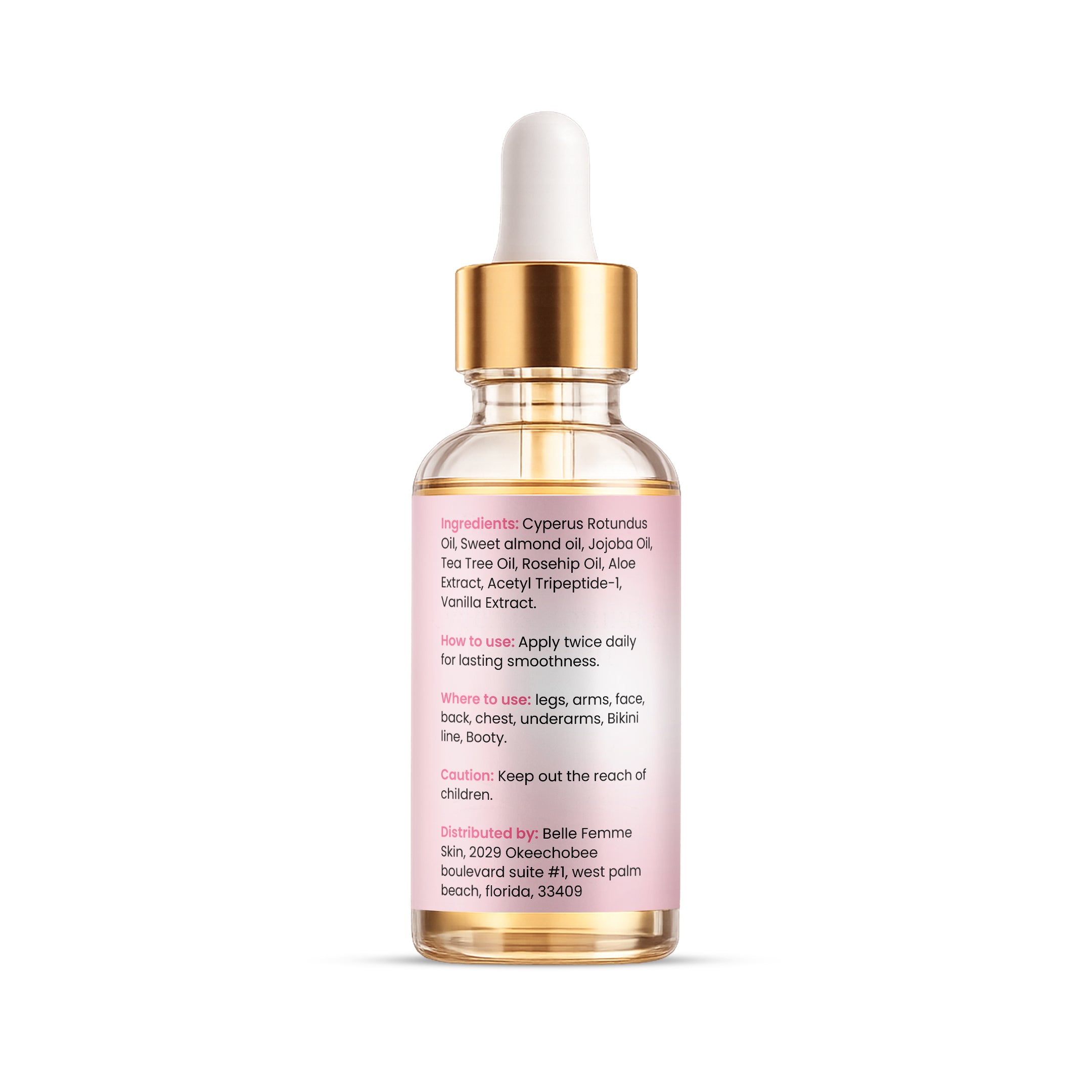 Cyperus Rotundus Oil "Vanish All Hair, no ingrown hair"