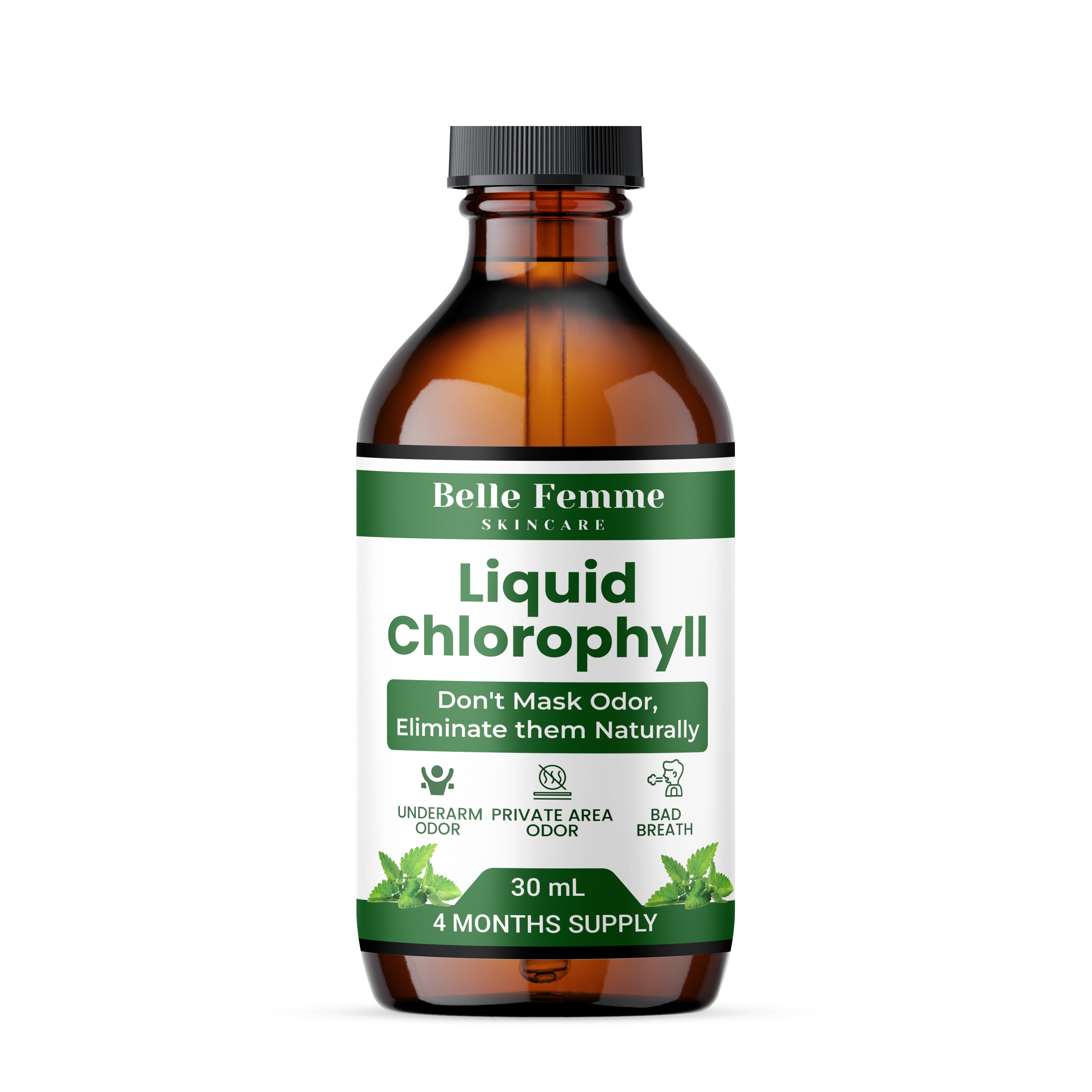 Liquid Chlorophyll "Body Deodorizing  Supplement"