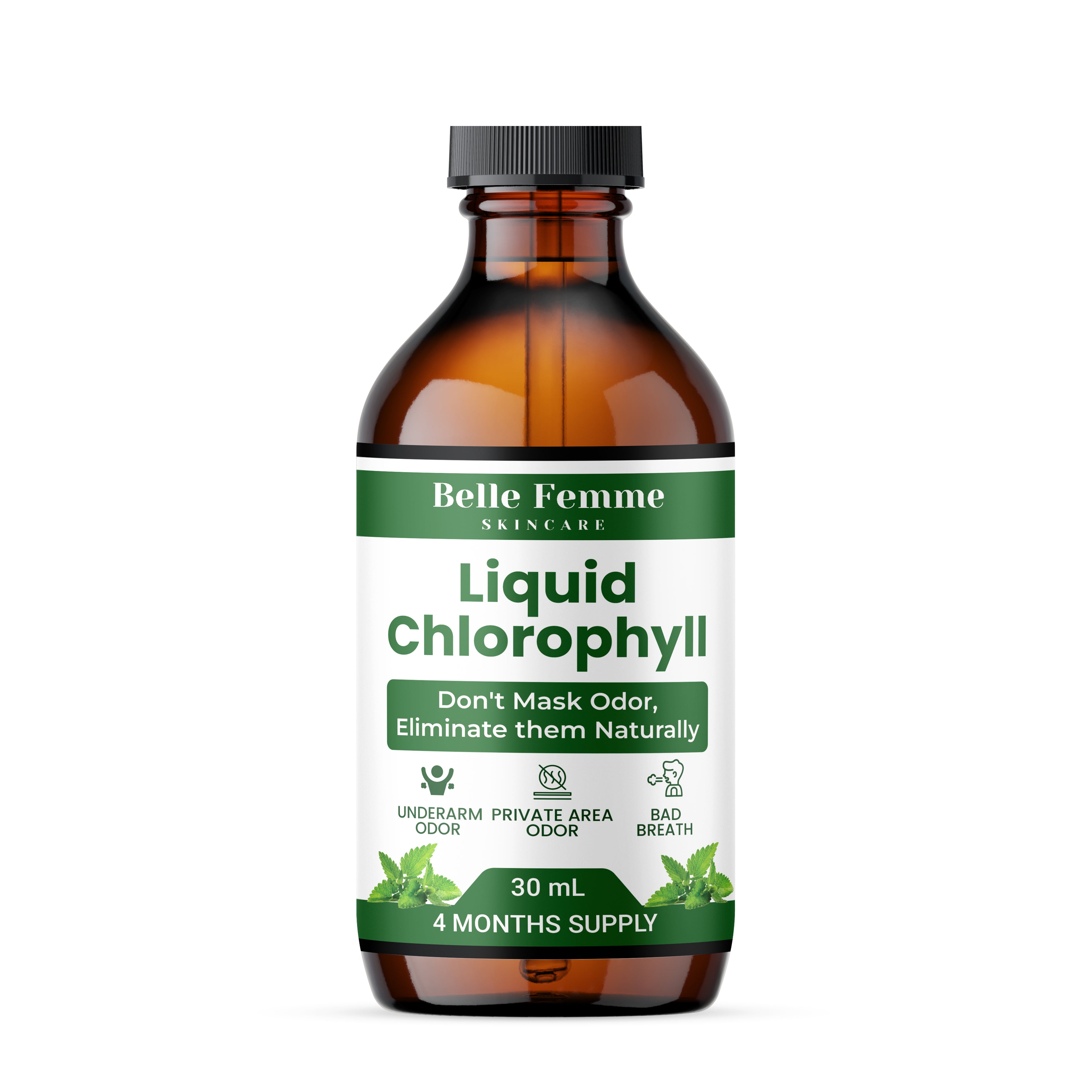 Liquid Chlorophyll "Body Deodorizing  Supplement"